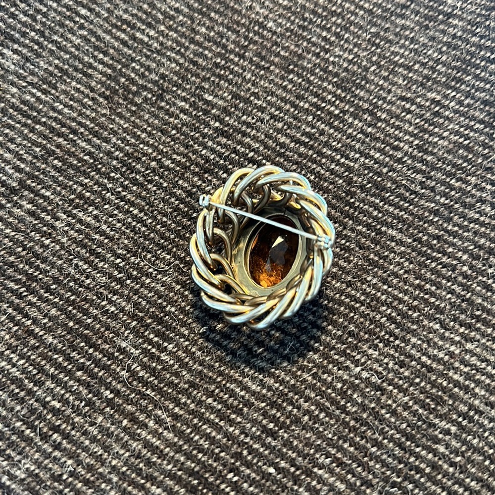 Topaz brooch - Picture 3 of 3
